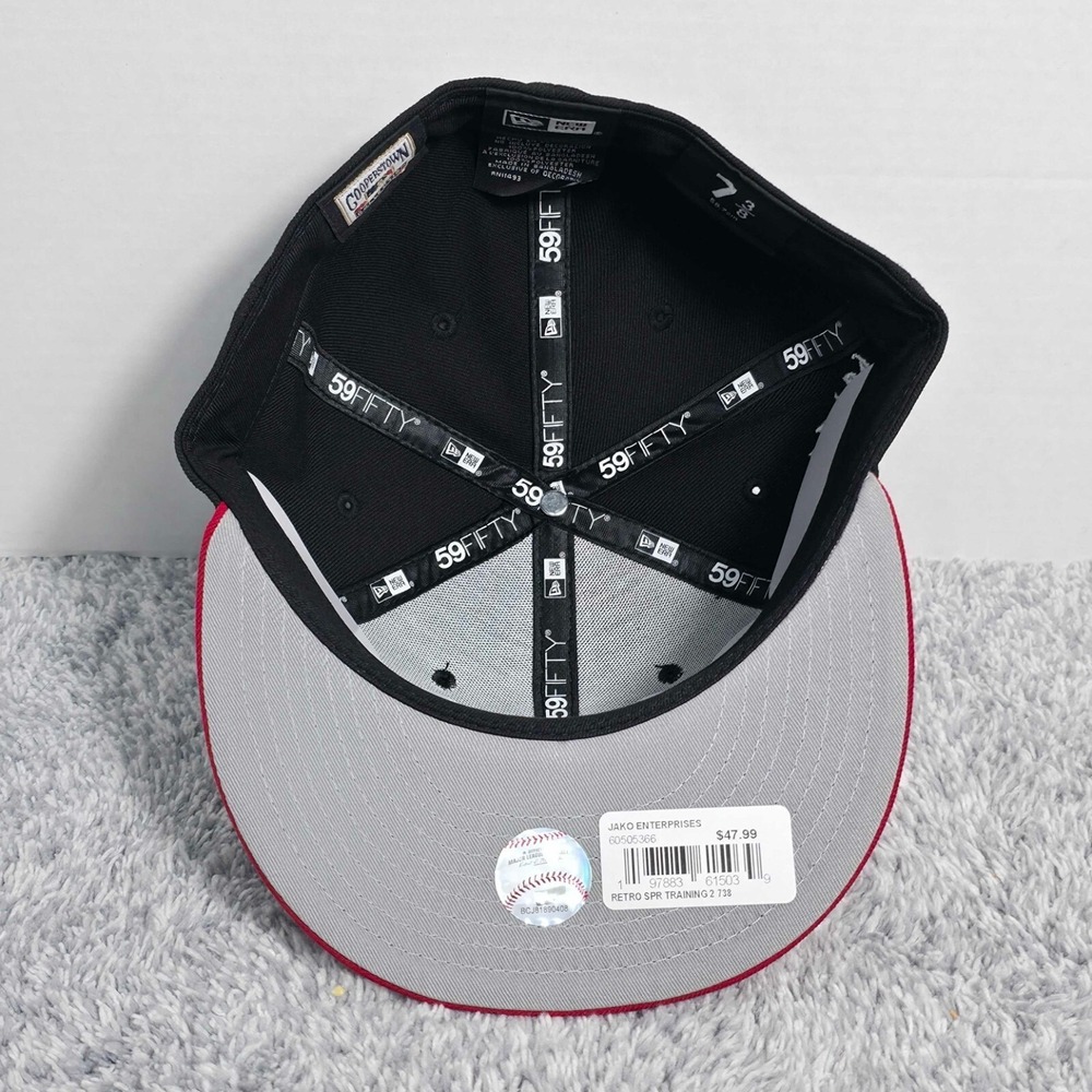 New Era 59FIFTY Boston Red Sox Spring Training Side Patch 7 3/8 Fitted Cap NWT - Picture 8 of 12